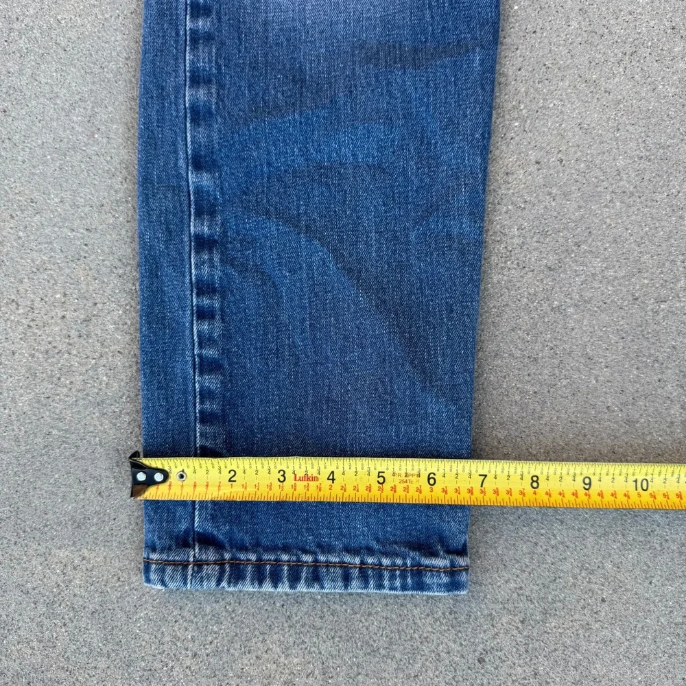 Levi's 522 Slim Taper Jeans Men 33x30 Blue Medium Wash Distressed